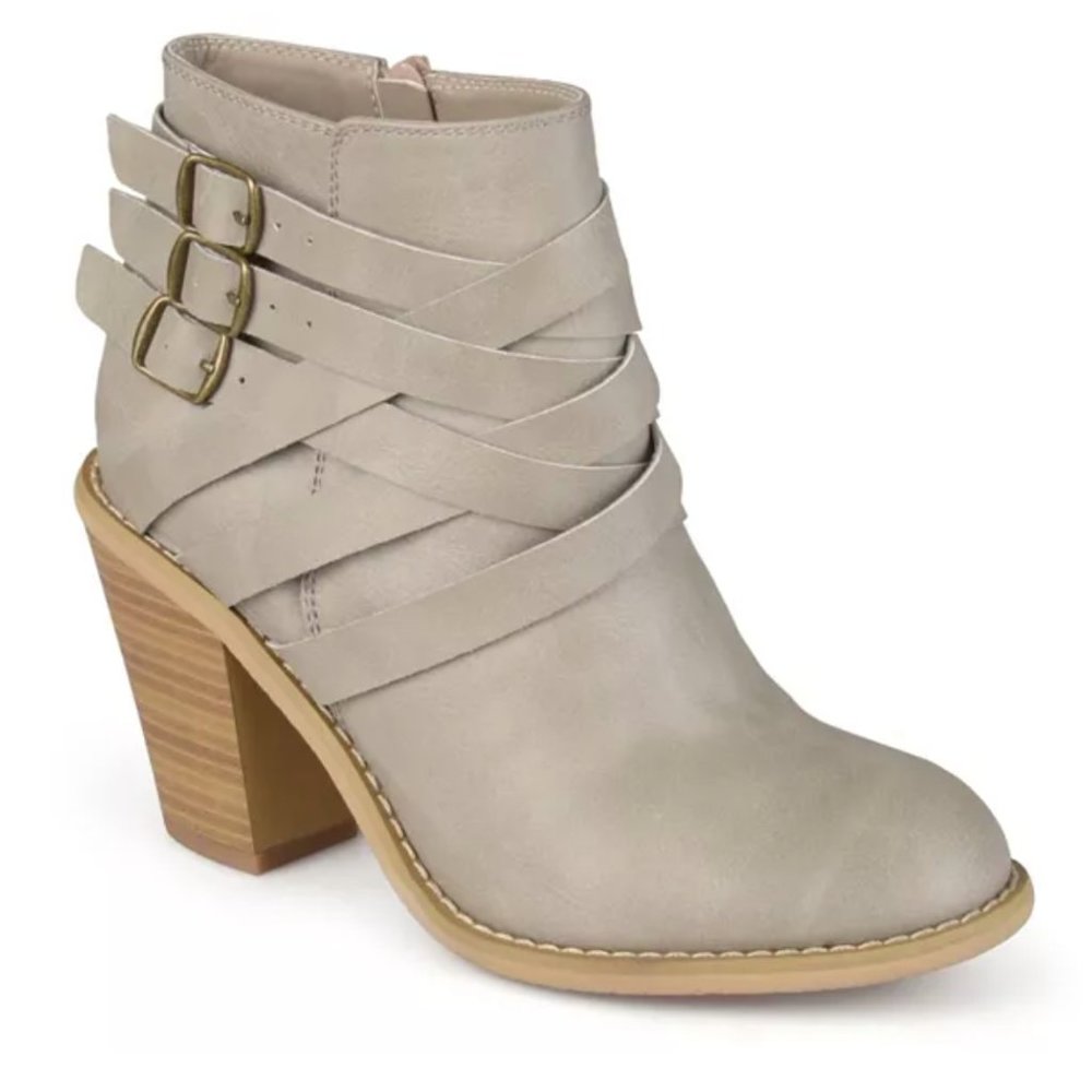 Journee Collection Strap Women's Ankle Boots